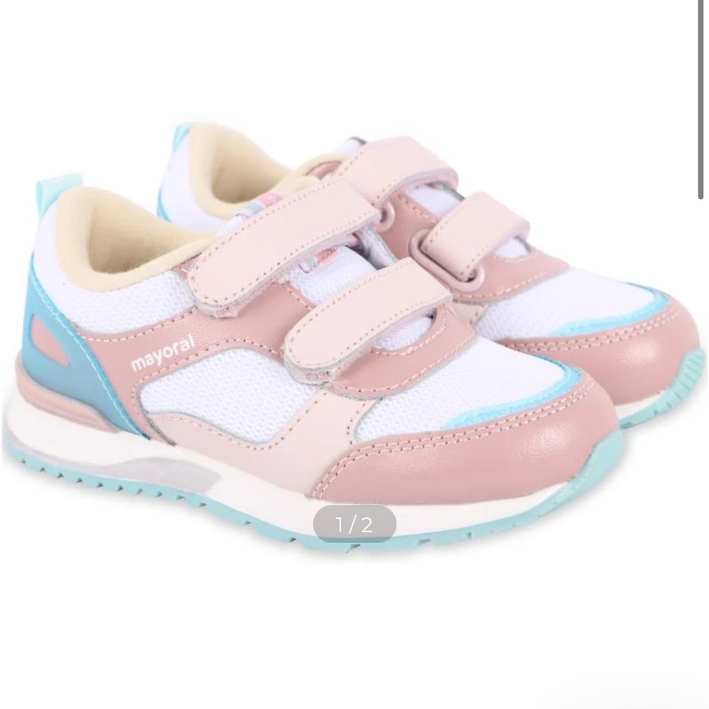 Mayoral Kids' Pink and Blue Sneakers